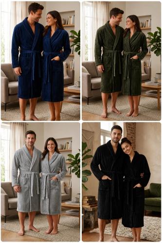 Batas Flannel Acanelado Unisex