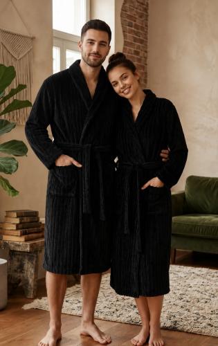Batas Flannel Acanelado Unisex - Miniatura 5
