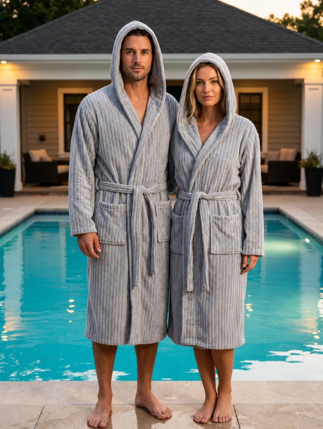 Batas Absorbentes Acanelado Unisex - Imagen 2