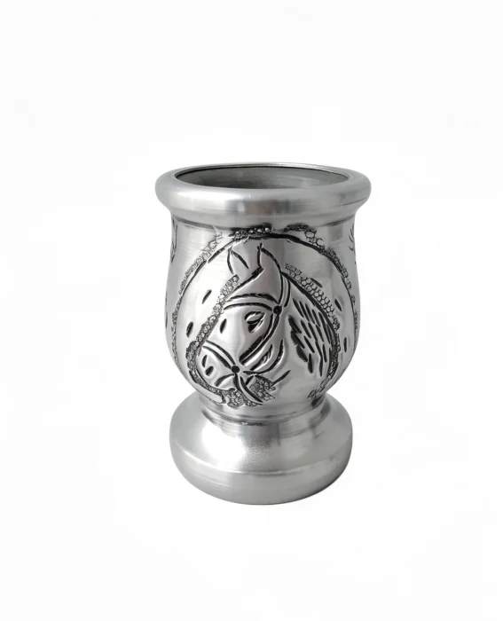 Mate de Palo Santo Forrado Cincelado Caballo