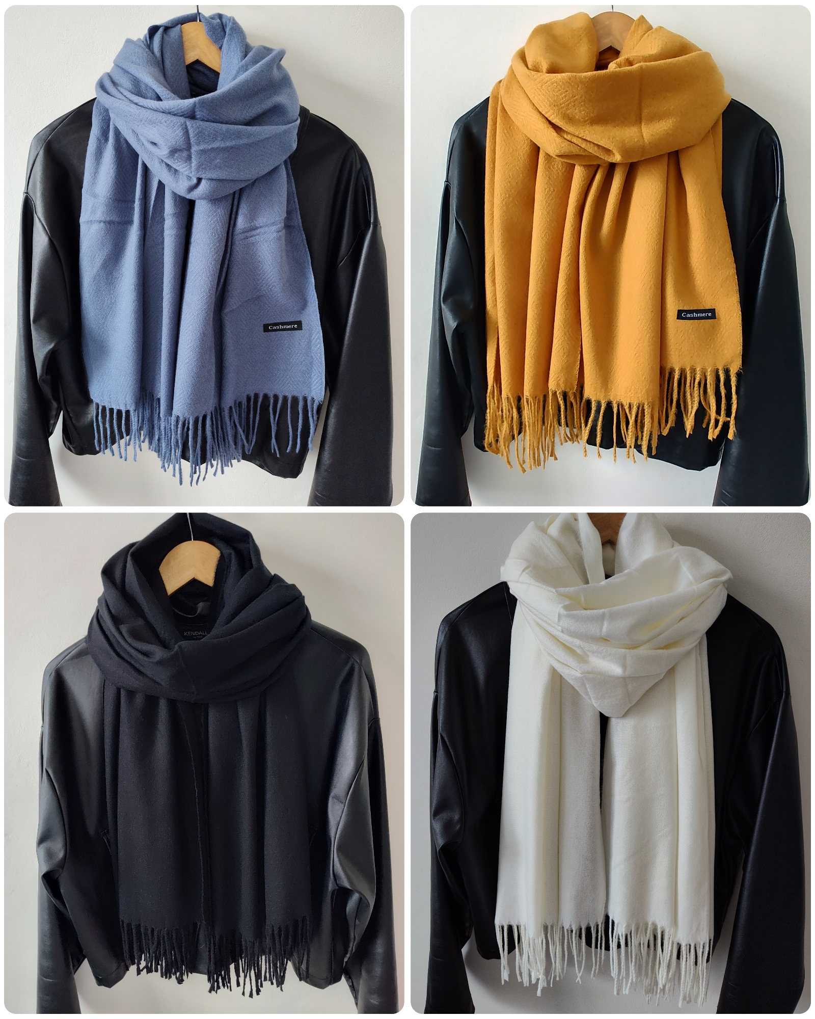 Bufandas Lisas Cashmere - Imagen 1