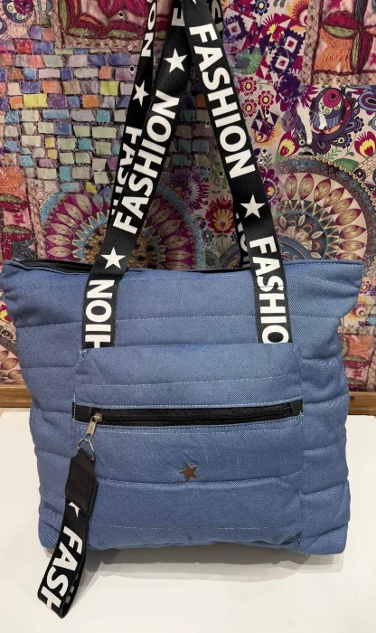 Bolso Universitario de Tela Tipo Lona