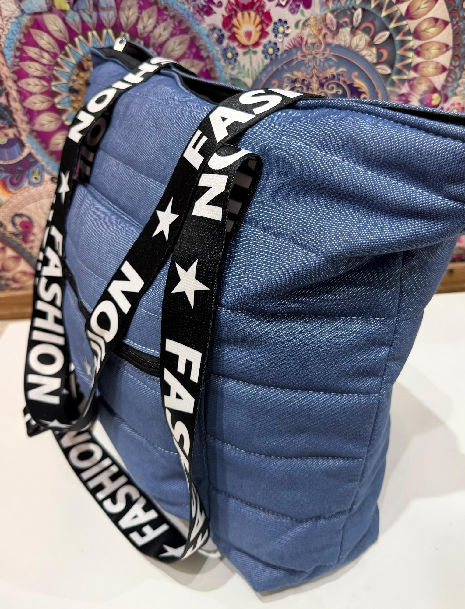 Bolso Universitario de Tela Tipo Lona - Imagen 2