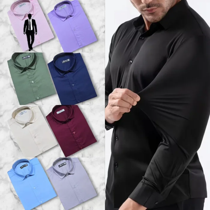 Camisa Entallada Elastizada