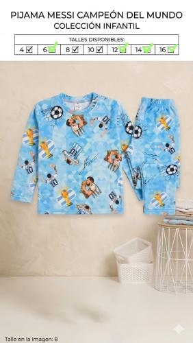Pijama Messi Plush Bifaz