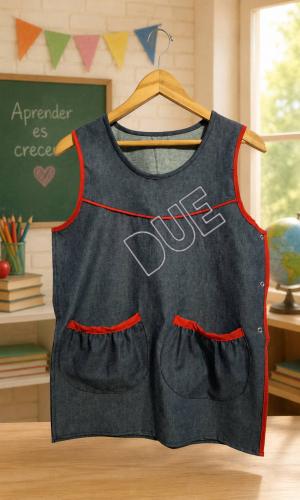 Delantal de Maestra en Jeans