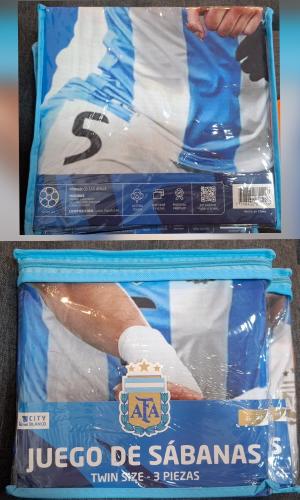 Juego de Sabanas Argentina  de una Plaza