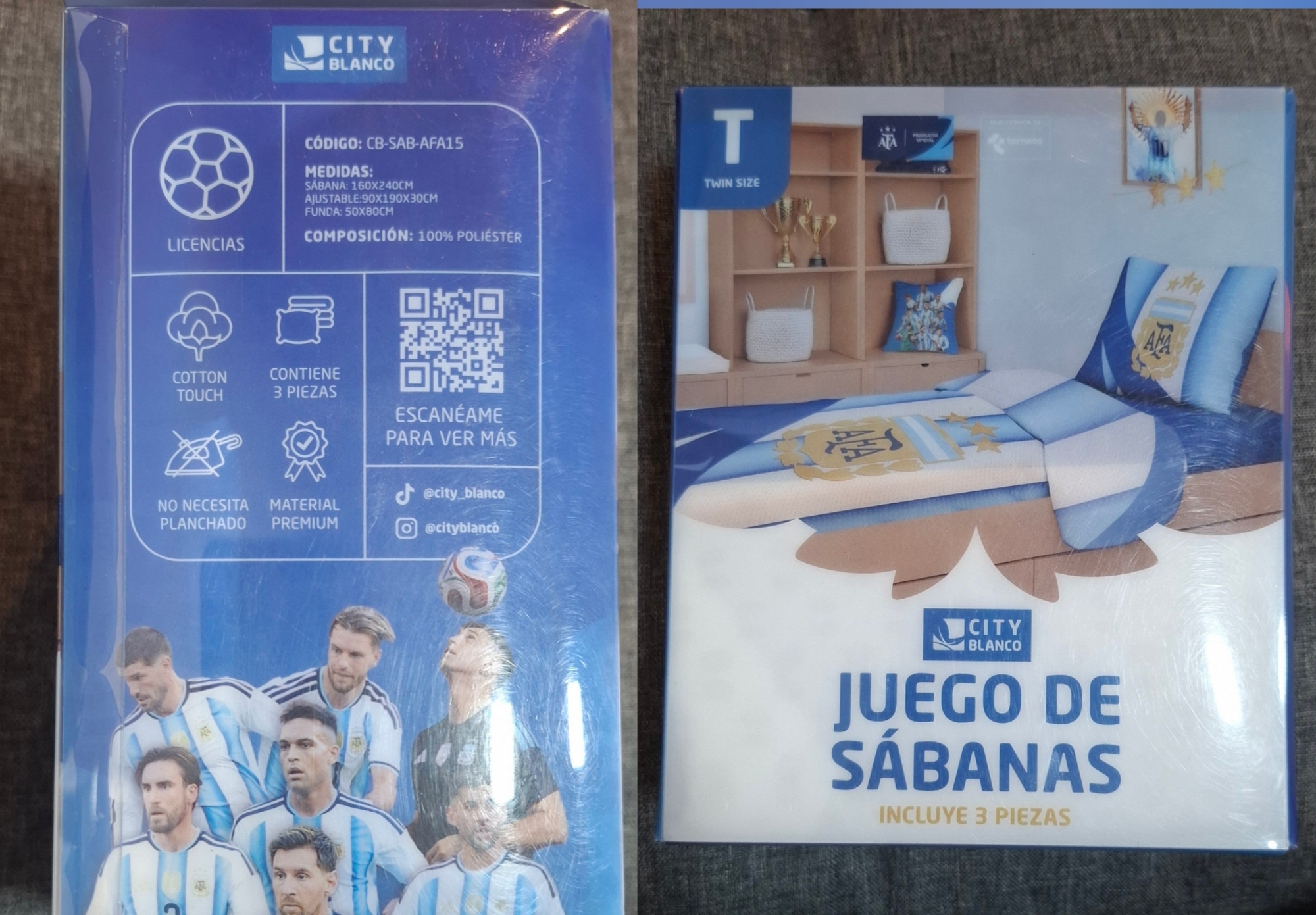 Juego de Sabanas Argentina  de una Plaza - Imagen 4
