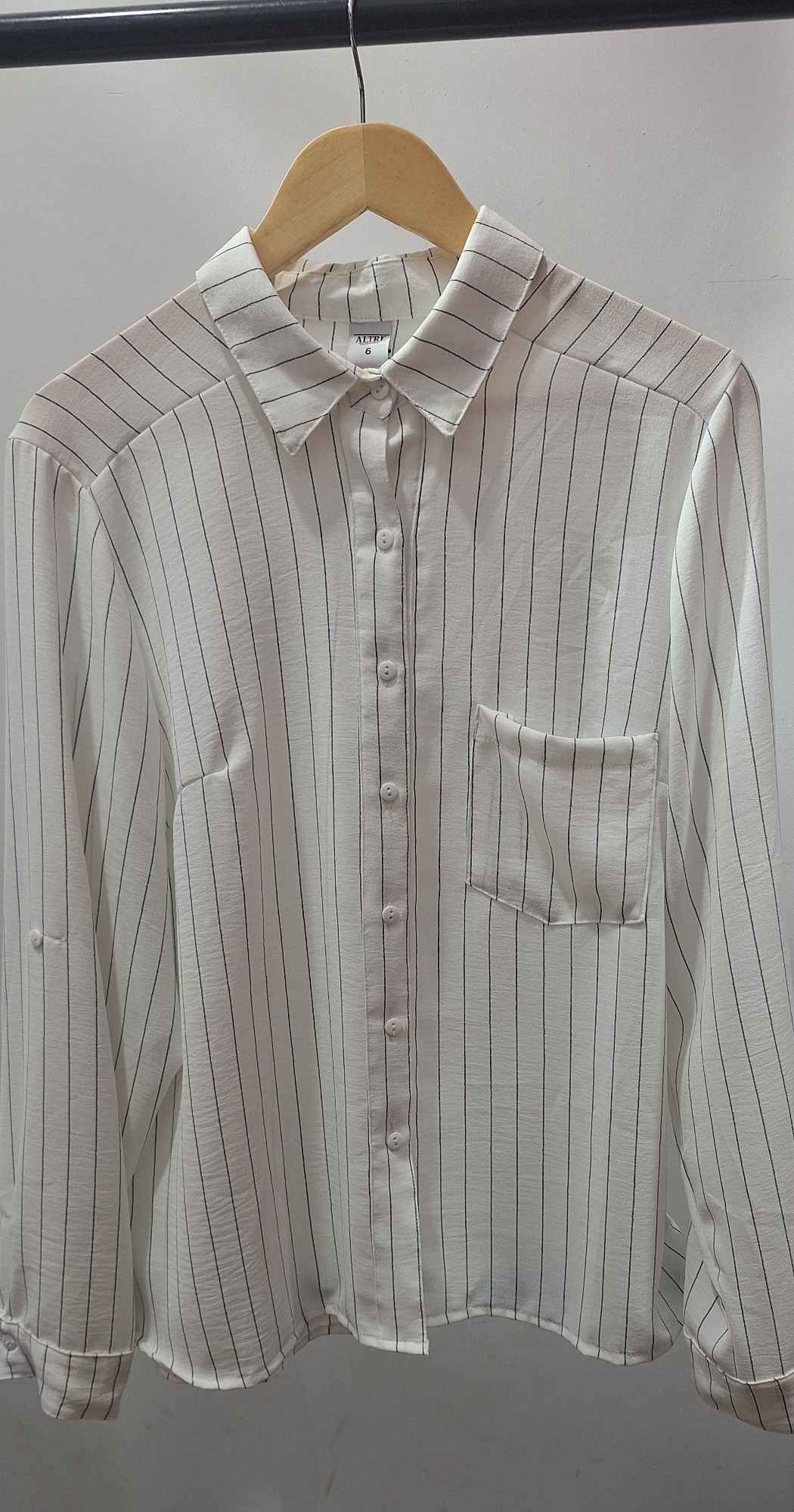 Camisa Dama Lino Cey Rayado - Imagen 2