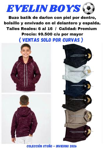 Buzo Batik con Dos Líneas
