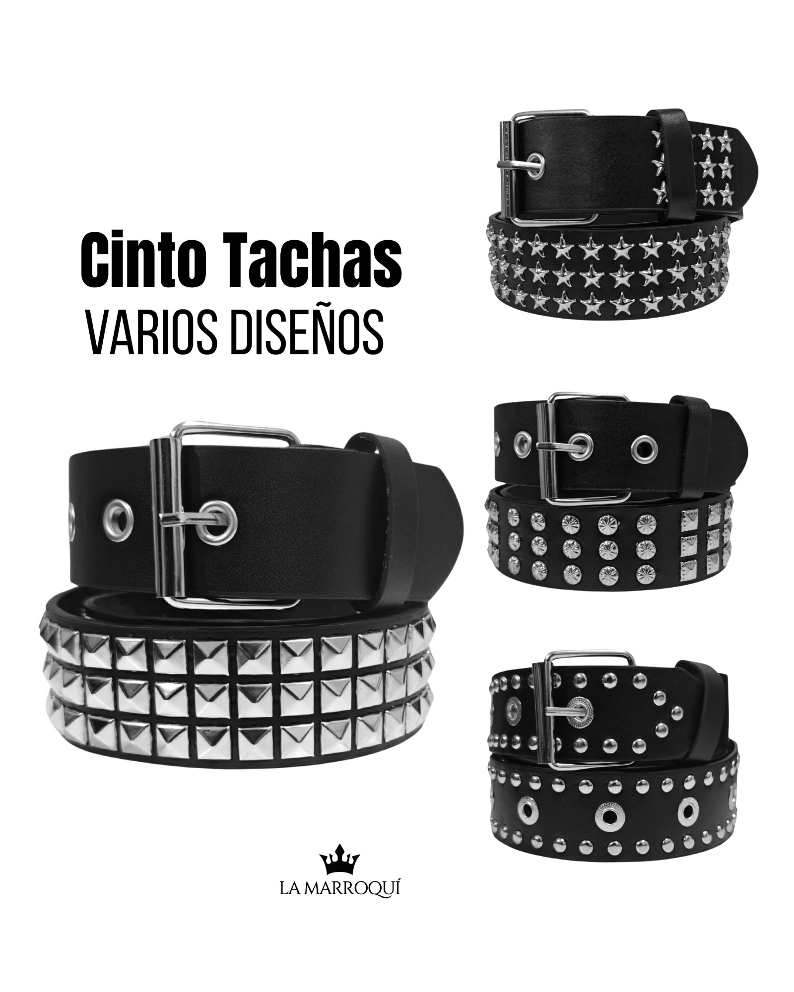 Cinto Tachas Y2k (varios Modelos) - Imagen 2
