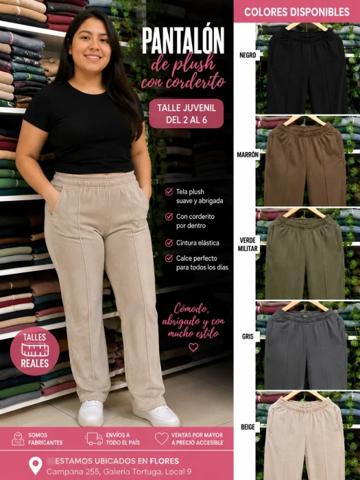 Pantalones de Plush Bifaz