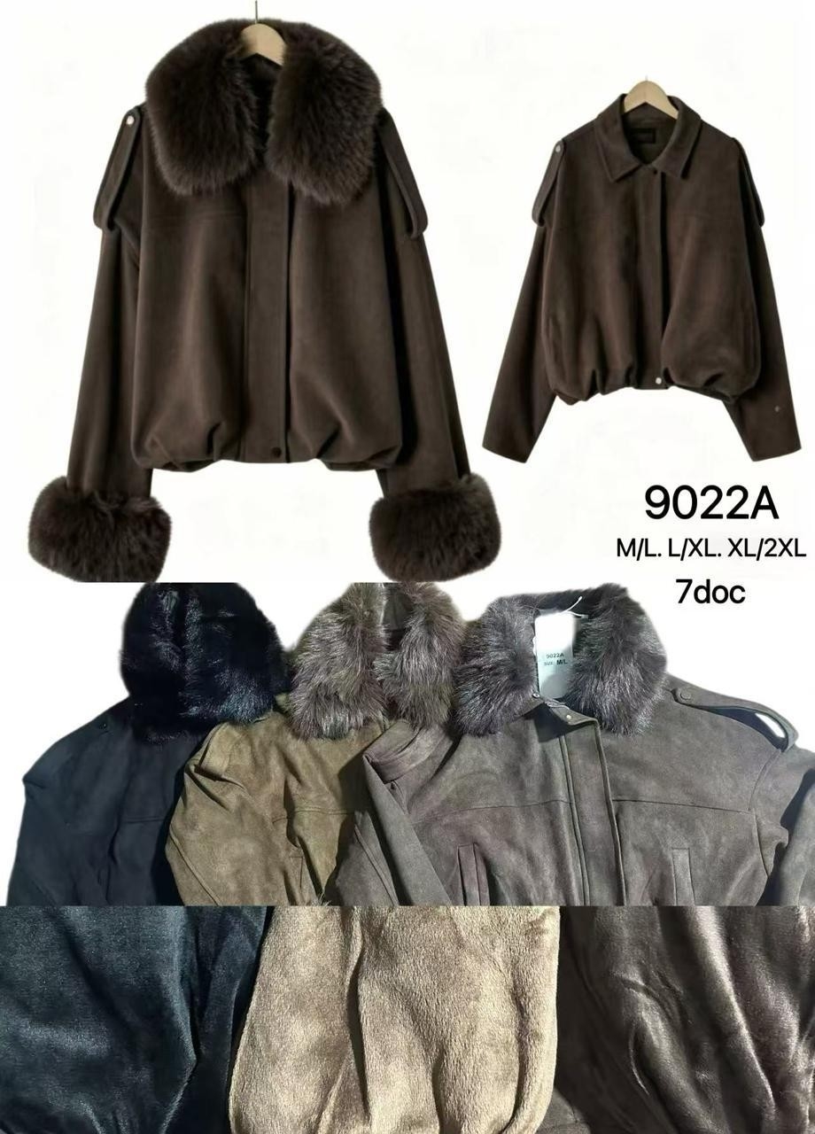 Campera Bomber Gamuza Cod:9022a - Imagen 3