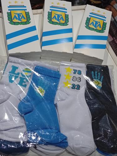 Combo Argentina!! Medias Adultos+ Cajitas!