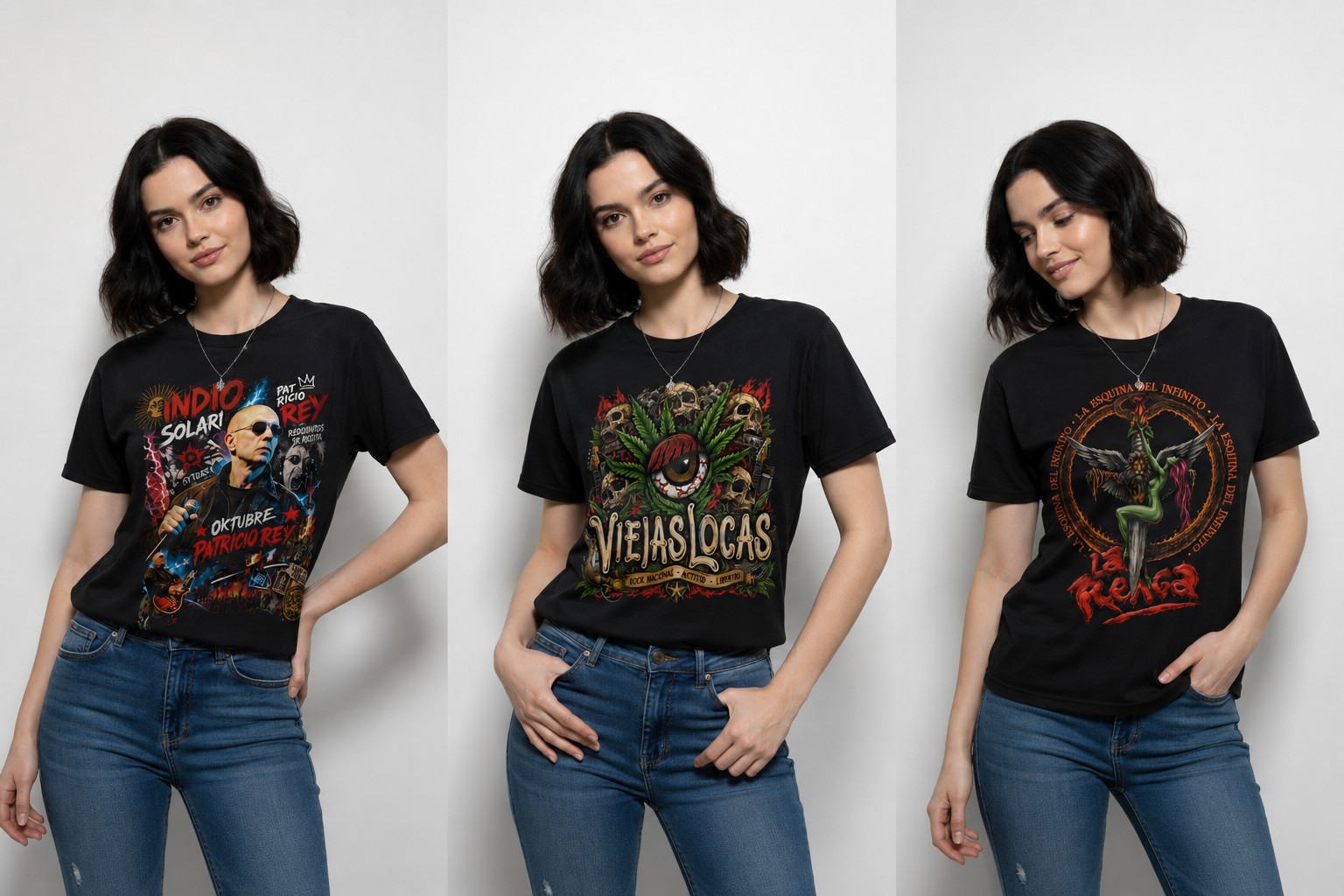 Remeras ( Slim ) Bandas de Rock - Imagen 2