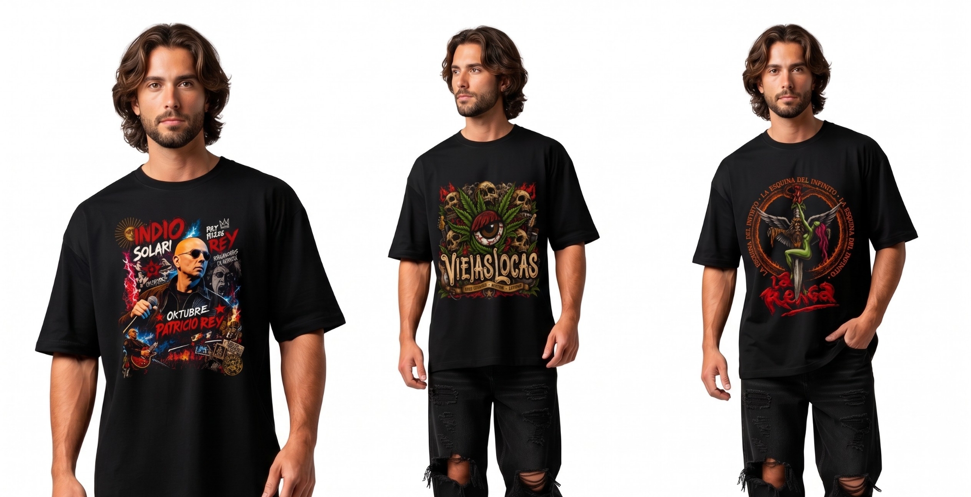 Remeras ( Slim ) Bandas de Rock - Imagen 2