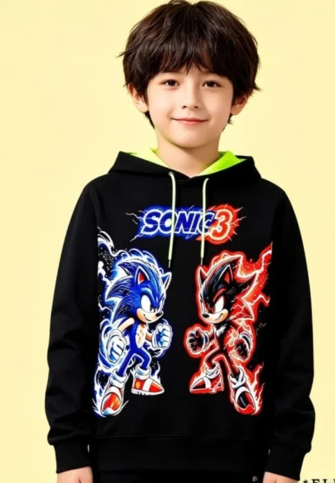 Buzo Sonic Brillan en la Oscuridad