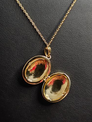 Collares Relicarios Dorados - Miniatura 2