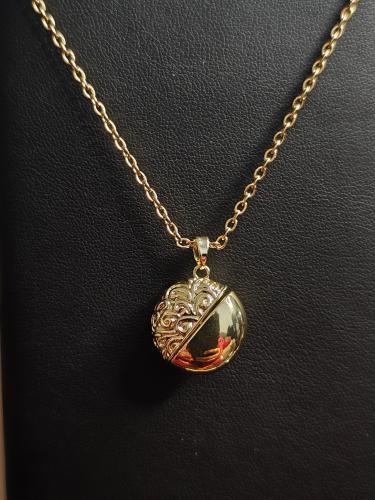 Collares Relicarios Dorados - Miniatura 4