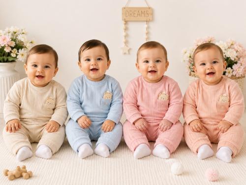 Conjunto Plush Darlon Jaqcuard (buzo y Pantalon) Mini Dreams T.(0 al 3) Art.432