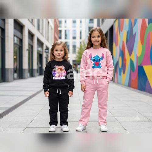 Conjunto Frisa Algodón de Niña,hermosos!! - Miniatura 4