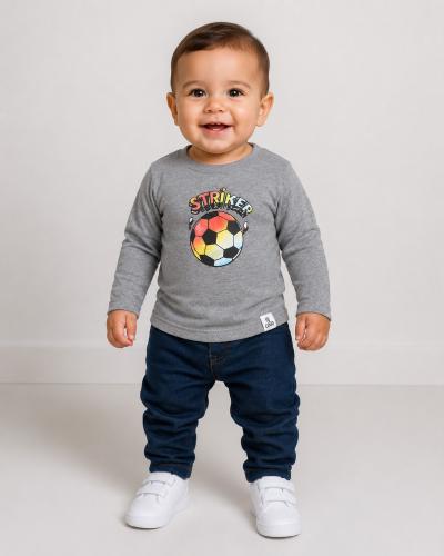 Remera Bebe Manga Larga