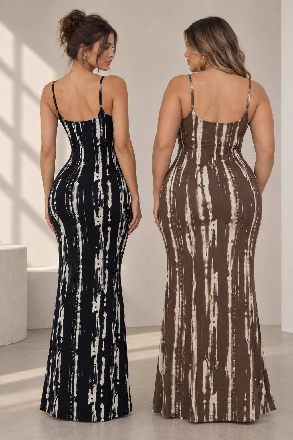 Talles 40 al 46/48 - Línea Curvy - Vestido Largo Selena - Imagen 2