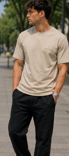 /remera Hombre Bordada Premium Algodón/m