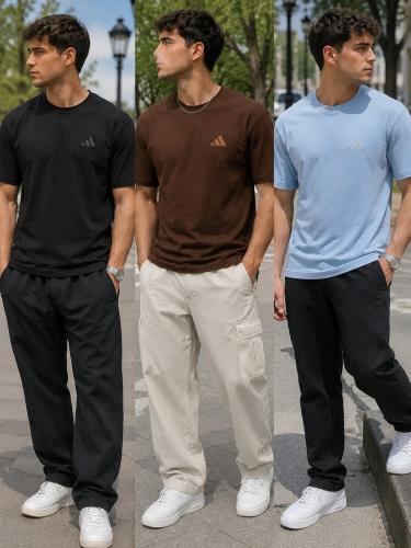 /remera Premium Bordada Algodón/,m