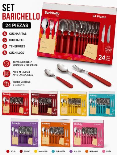 Set Cubiertos Barichello 24 Piezas