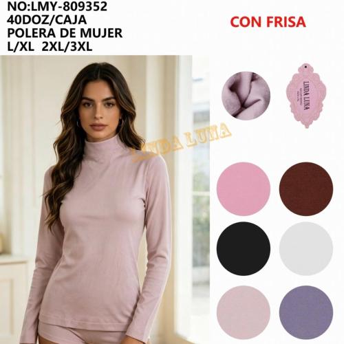 Polera Temrica Dama Linda Luna Colores