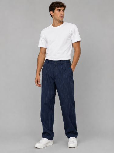 Pantalón Sastrero Rayado Adulto