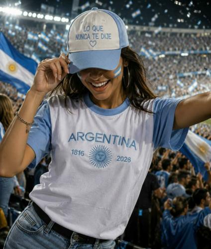 Remeras Algodón Bordado Argentina