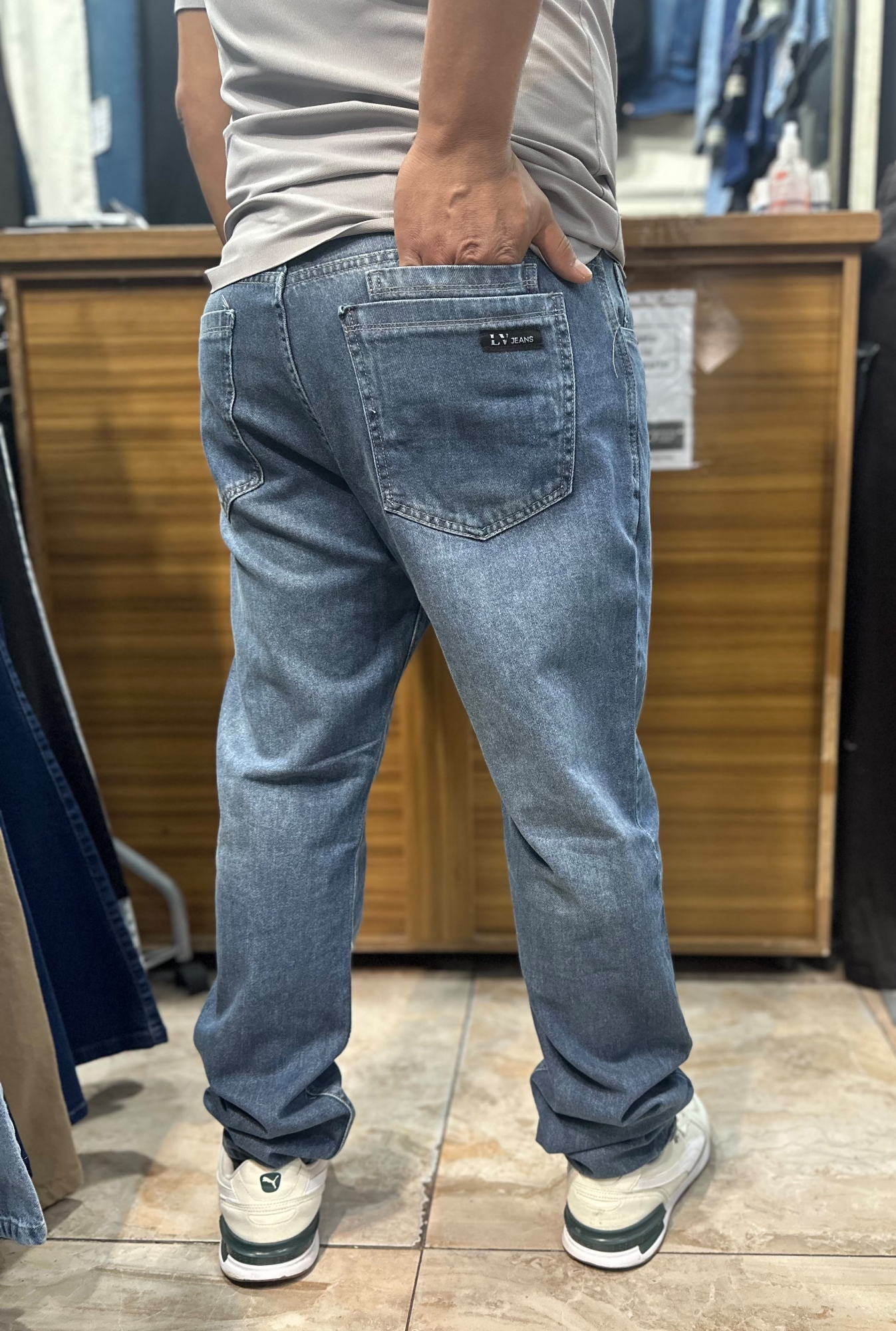 Pantalón Mom Oxido Azulino - Imagen 3