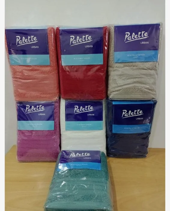 Juego Toalla y Toallon Palette