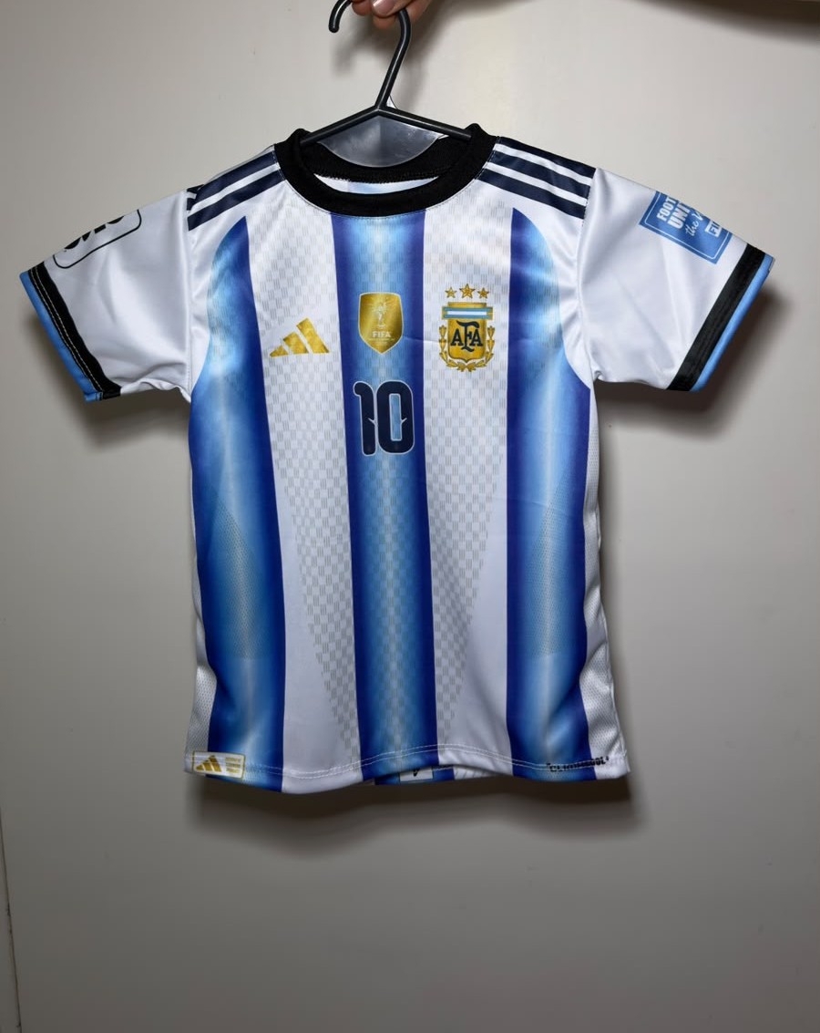 Camiseta Titular Niños Argentina - Imagen 1