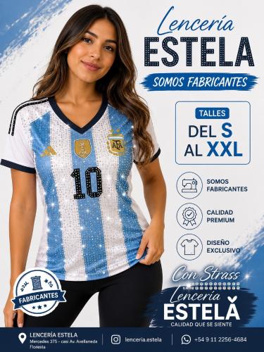 Camisetas de Argentina Talles Reales