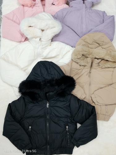 Campera Reversible Doble Cara Inpermeable Segunda Cara en Corderoy para Nena