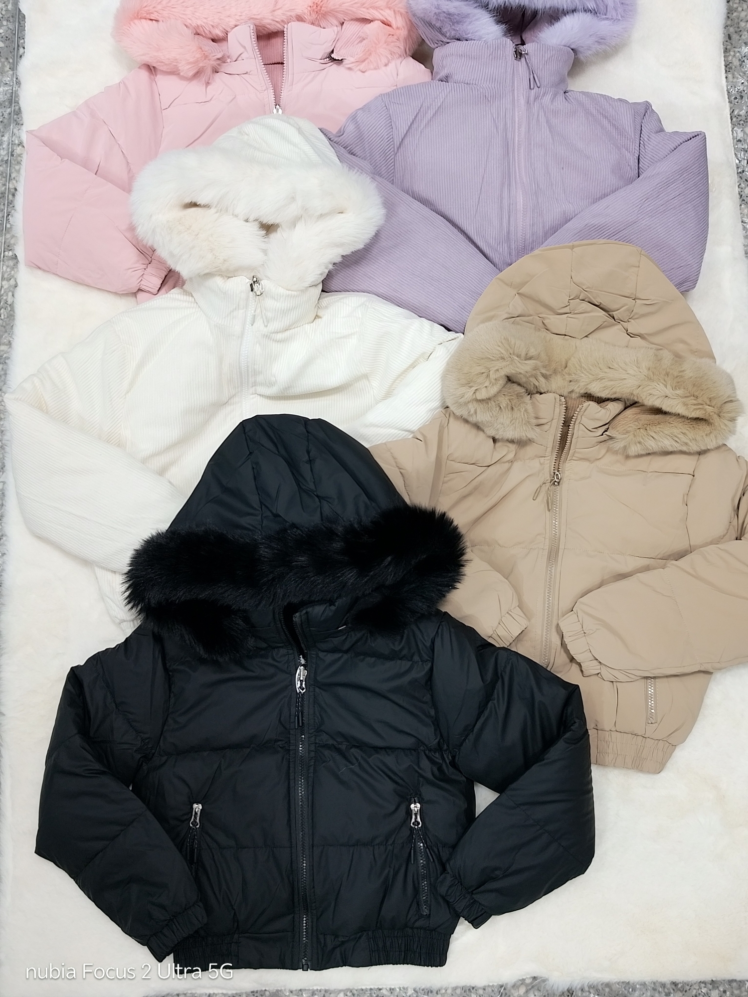 Campera Reversible Doble Cara Inpermeable Segunda Cara en Corderoy para Nena - Imagen 3