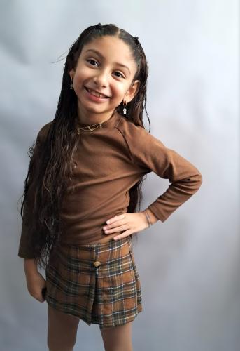 Short Pollera Escocés