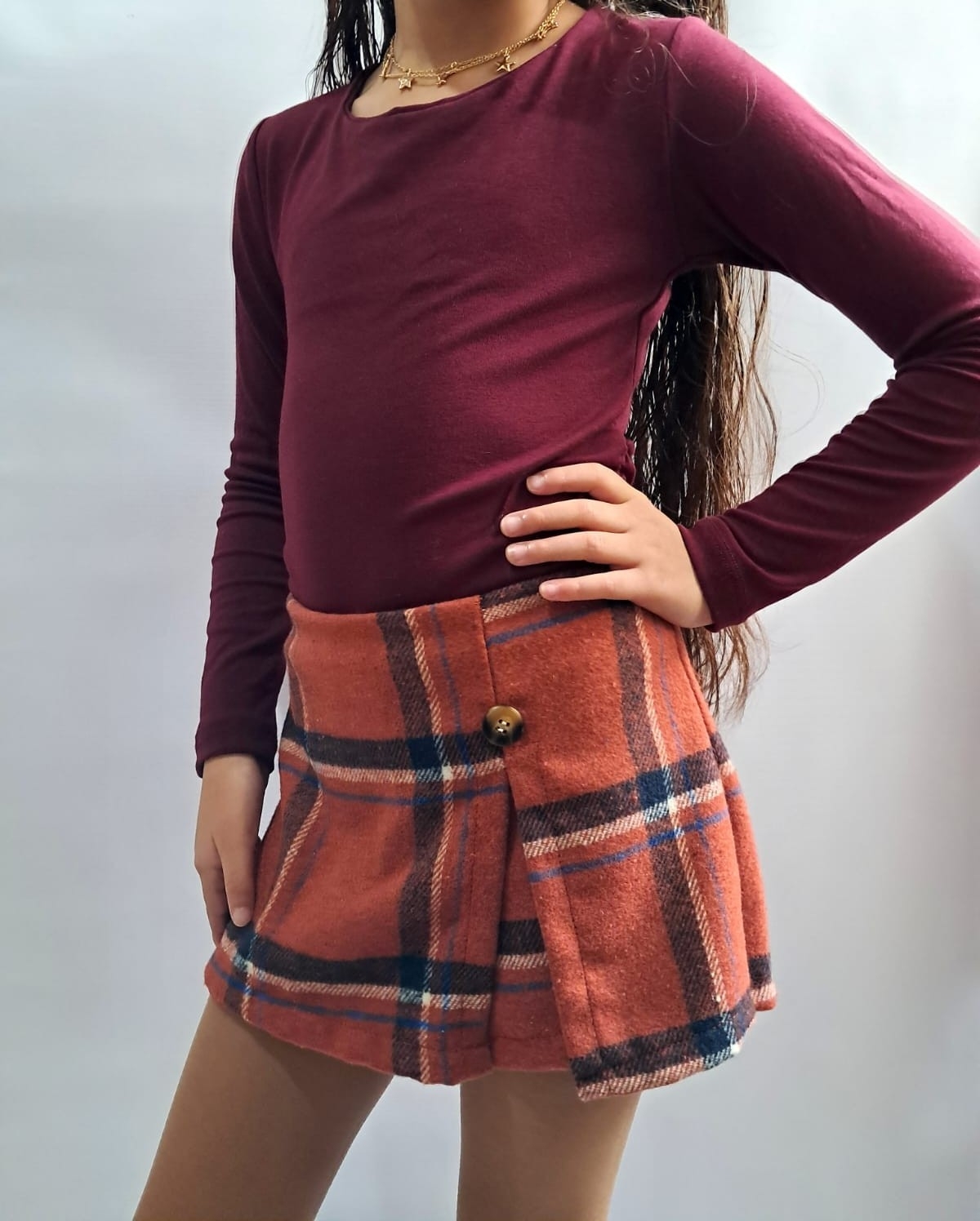 Short Pollera Escocés - Imagen 2