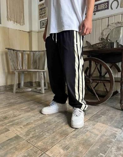Pantalon Baggy Combinado
