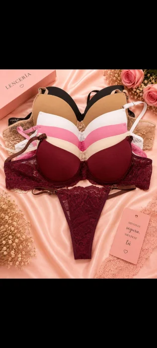 Conjunto Licra con Encaje