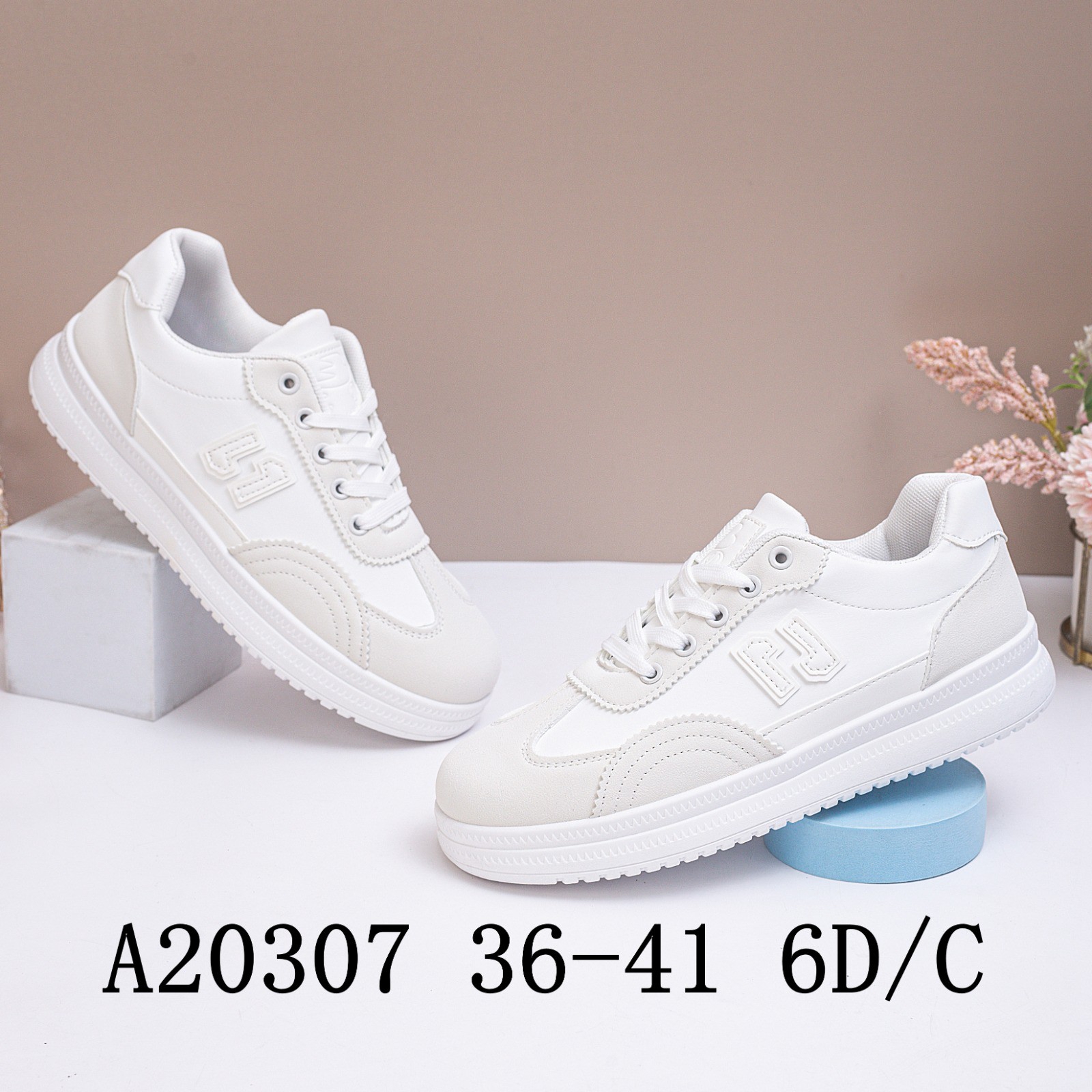 Zapatillas Urbanas Importadas Blanco/beige - Imagen 2