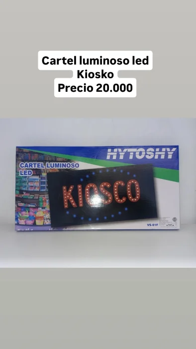 Cartel Luminoso Led Kiosko