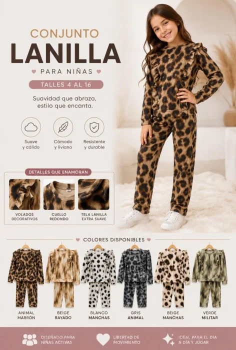 Conjunto Lanilla de Niñas
