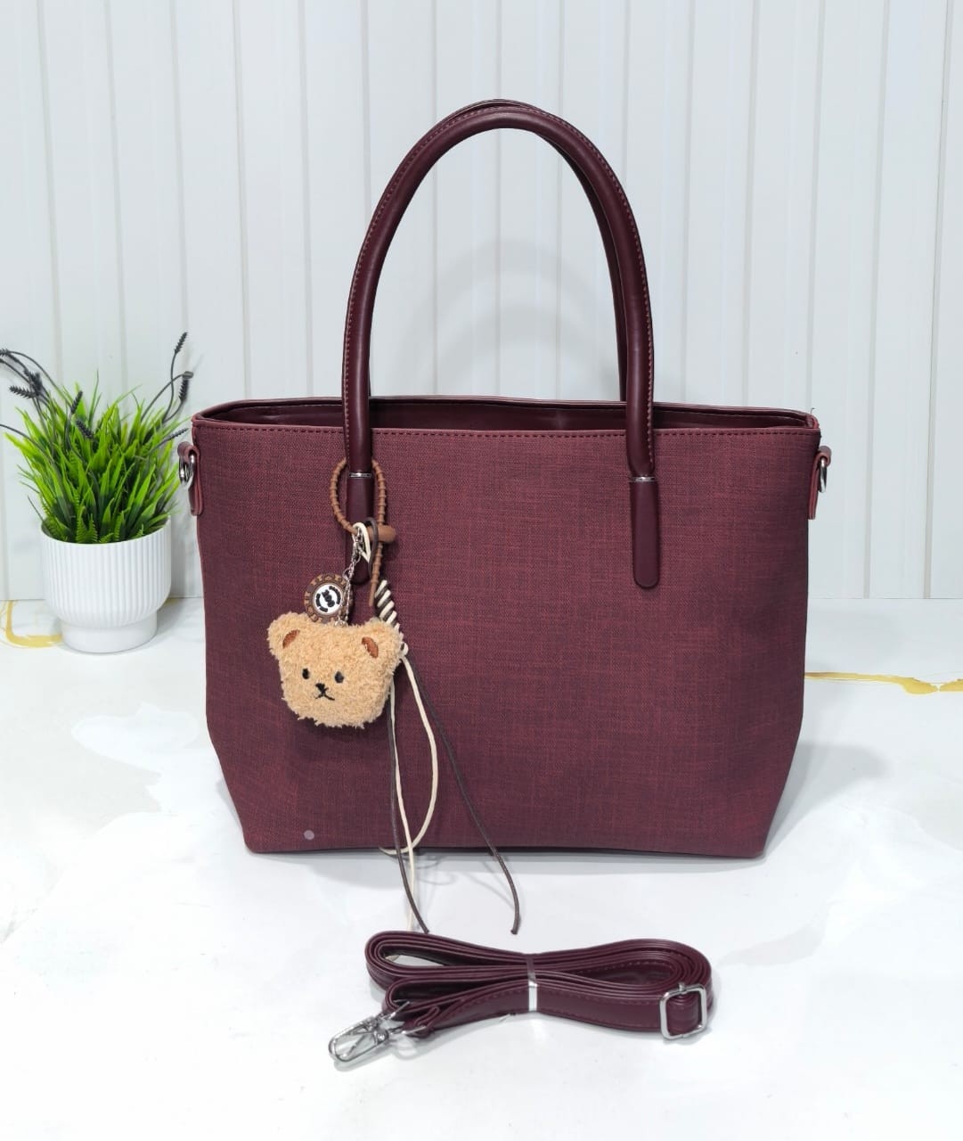 Cartera Mediana de Cuero Pu Excelente Calidad - Imagen 3