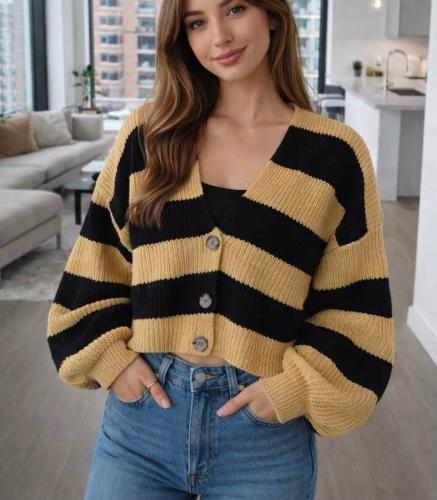 Cardigan Rayado