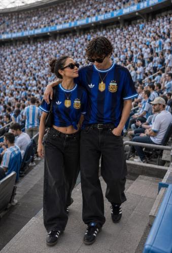 Camisetas de Argentina Bordada
