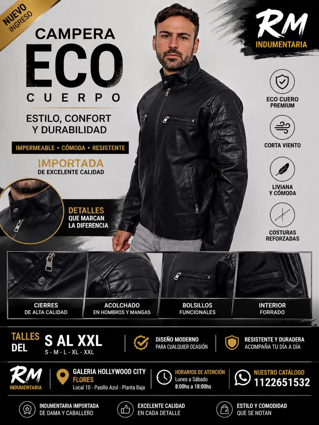 Campera Pu - Imagen 3
